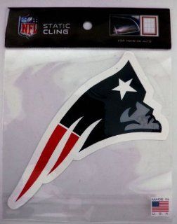Diecutstaticling New England Patriots 5 1/4 Inch Die Cut Static Cling From Rico Nfl Fan National Football League American Game Decoration Accessories  Sports Fan Automotive Decals  Sports & Outdoors