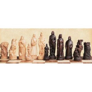 Robin Hood Antiqued Chess Pieces by Studio Anne Carlton   Chess Pieces