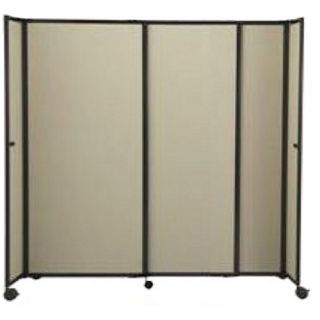 Versare 7 Foot 2 Inch Wide StraightWall Mobile Room Divider   Learning Aids
