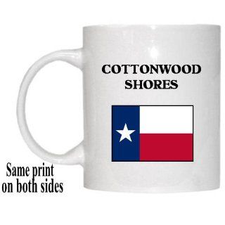 US State Flag   COTTONWOOD SHORES, Texas (TX) Mug  