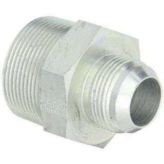 Eaton Aeroquip 2021 24 16S Male Connector, Male 37 Degree JIC, Male Pipe Thread, JIC 37 Degree & NPT End Types, Carbon Steel, 1 1/2 NPT(m) x 1 JIC(m) End Size, 1" Tube OD Flared Tube Fittings