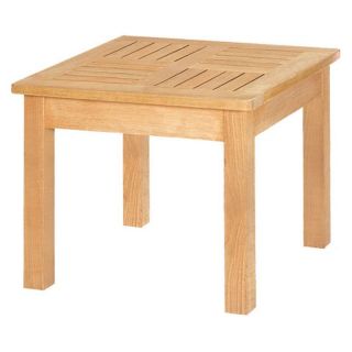 HiTeak Furniture Teak Side Table   Patio Tables