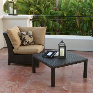 RST Outdoor Delano Corner Section and Coffee Table   Outdoor Lounge Chairs