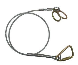 FallTech 74202D4 Anchor Sling with 2 D Rings and Carabiner, 4 Foot   Fall Arrest Safety Clips  