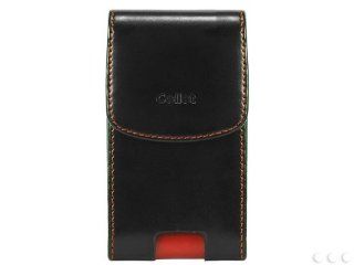 LG Xpression High Grade Vertical w/Red Detail Leather Case with Fixed and Swivel Clip Options 