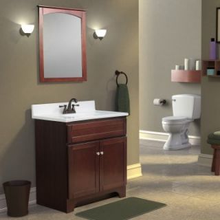 Foremost Columbia 30 in. Single Bathroom Vanity in Cherry   Single Sink Bathroom Vanities