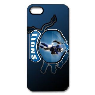 Custom Detroit Lions Personalized Cover Case for iPhone 5 5S LS 825 Cell Phones & Accessories