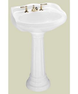 St. Thomas Creations Arlington Petite Pedestal Bathroom Sink   Bathroom Sinks