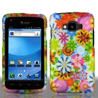 Samsung Rugby Smart i847 i 847 Colorful Spring Floral Flower Garden Design Snap On Hard Protective Cover Case Cell Phone Cell Phones & Accessories