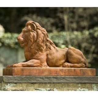 Campania International Classic Lion Cast Stone Garden Statue   Garden Statues