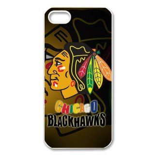 Custom Chicago Blackhawks NHL 849 Case for Iphone 5 Cell Phones & Accessories