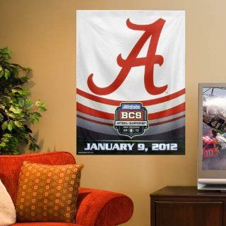 NCAA Alabama Crimson Tide 27'' x 37'' 2012 BCS National Championship Game Vertical Flag  Business Card Holders 