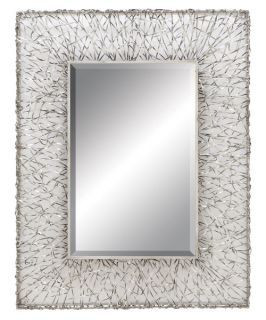 Artsy Metal Wall Mirror   42H x 32W in.   Wall Mirrors