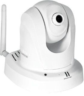 TRENDnet Wireless N Pan, Tilt, Zoom Network Cloud Surveillance Camera with 1 Way Audio, TV IP851WC (White)  Dome Cameras  Camera & Photo