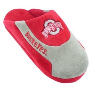 Comfy Feet NCAA Low Pro Stripe Slippers   Ohio State Buckeyes   Mens Slippers