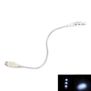 3 LED USB Snake Light Lamp for Notebook Pc Laptop   Desk Lamps  