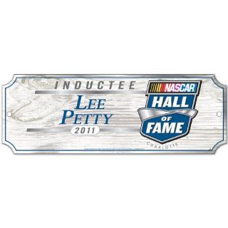 NASCAR Lee Petty 6 by 17 Inch Wood Sign  Sports Fan Home Decor  Sports & Outdoors