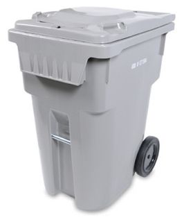 Busch Systems I Series Secure Collections 65 Gallon Recycling Carts   Recycling Bins