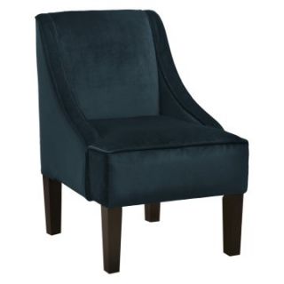 Mystere Peacock Swoop Arm Chair   Accent Chairs