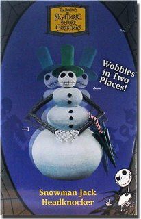 Neca Nightmare Before Christmas Snowman Jack Head Knocker Toys & Games