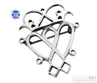 Sterling Silver Luckenbooth Brooch (CAN050) Jewelry