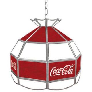 Coca Cola Vintage Stained Tiffany Lamp   16W in.   COKE 1600  CS   Tiffany Ceiling Lighting