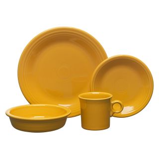 Fiesta Marigold Dinnerware   Set of 4