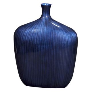 Sleek Cobalt Blue Vase   Table Vases