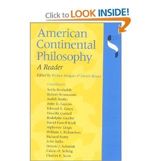 American Continental Philosophy A Reader (Studies in Continental Thought) Walter Brogan, James Risser Books