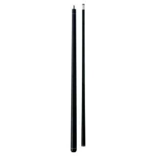 Action Eco Black Cue with White Ferrule and Black Faux Leather Wrap   Pool Cues