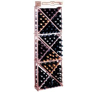 Traditional Series 132 Bottle Open Diamond Cubes Wine Rack   Wine Storage