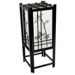 Bamboo Tree Lamp 18 Inch   Black   Table Lamps