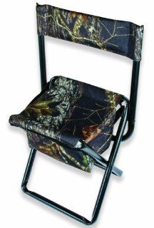 Mossy Oak Deluxe Hunt Stool with Back (Break Up)  Camping Stools  Sports & Outdoors
