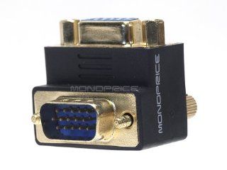 Monoprice Female to Female VGA Coupler   90 Degree ,Gold Plated (108730) Computers & Accessories