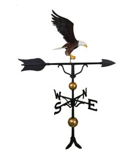 Deluxe Color Full Bodied Eagle Weathervane   52 in.   Weathervanes