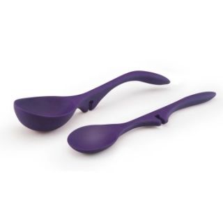 Rachael Ray Tools Lazy Spoon and Lazy Ladle 2 pc. Tool Set   Purple   Kitchen Utensils