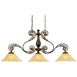 Quoizel Lorenza Island Chandelier with 3 Lights   Ceiling Lighting