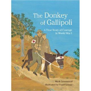 The Donkey of Gallipoli A True Story of Courage in World War I Mark Greenwood, Frane Lessac 9780763639136 Books