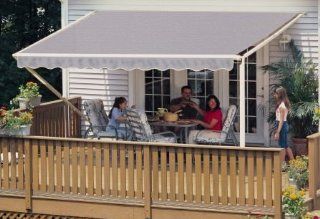 12FT SunSetter Slate Gray 900XT Retractable Awning  Patio Awnings  Patio, Lawn & Garden