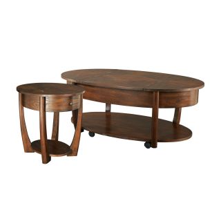 Hammary Concierge 2 Piece Oval lift top Coffee Table Set   Coffee Table Sets