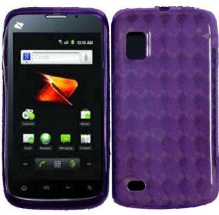 Dark Purple TPU Case Cover for ZTE Warp N860 Cell Phones & Accessories