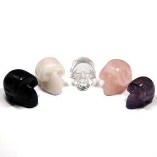 Crystal Mini Skulls Assortment 1   5pc. Set  Stress Reduction Products  