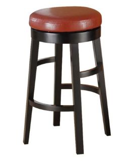 Armen Living Halo Backless Bar Stool   Red   30 in.   Bar Stools