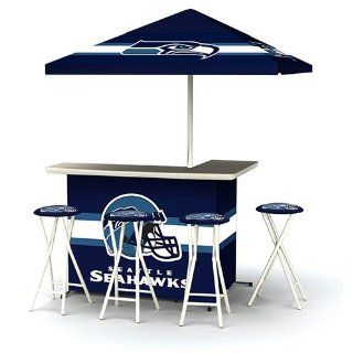 Best of Times NFL Patio Bar and Tailgating Center Deluxe Package  Seattle Seahawks  Sports Fan Barstools  Patio, Lawn & Garden