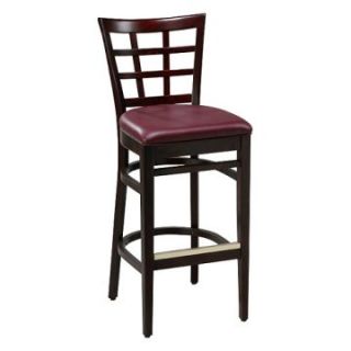 Regal Anderson Window Pane 26 in. Counter Stool with Vinyl Seat   Bar Stools