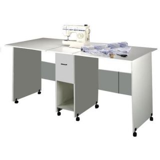 Venture Horizon Delano Folding Craft Table   Sewing Furniture