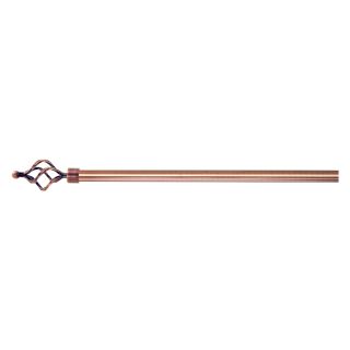 Versailles Twisted Finial Telescopic Rod Set   Curtain Rods and Hardware
