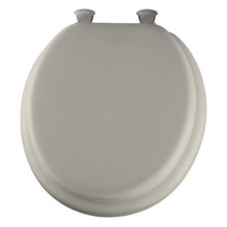 Bemis B1800EC346 Elongated Closed Front Toilet Seat with Easy Clean & Change and Change Hinges in Biscuit   Toilet Seats