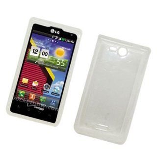 Hard Plastic Snap on Cover Fits LG VS840 Lucid 4G Clear Verizon Cell Phones & Accessories