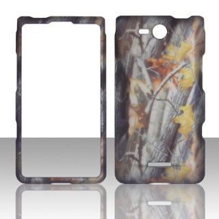 2D Camo Branches LG Lucid 4G LTE VS840 Verizon Case Cover Phone Snap on Cover Case Faceplates Cell Phones & Accessories